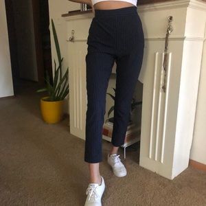 F21 pinstripe pants